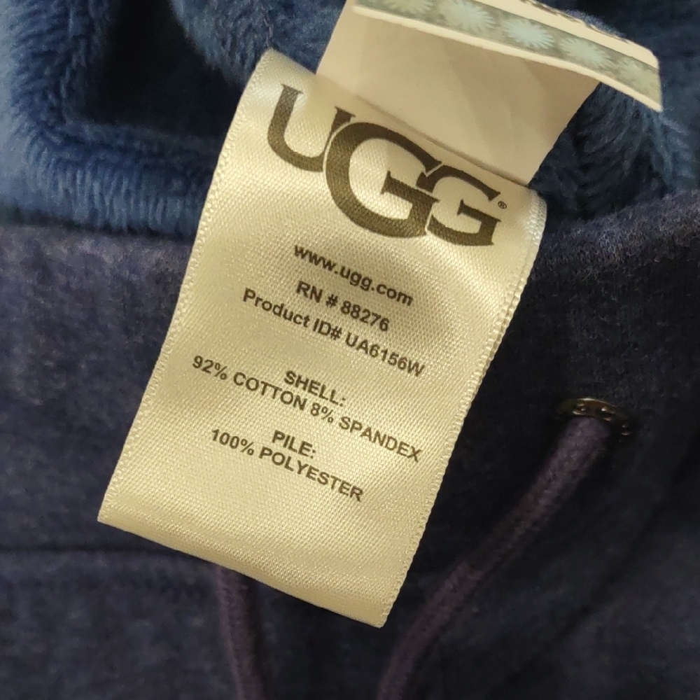 UGG Blue Sweatpants with Elastic Waistband and Relaxed Fit - Picture 17 of 17